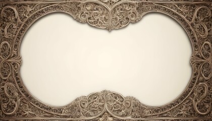 A regal frame with intricate filigree patterns upscaled 4