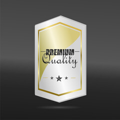 
Premium quality vector badges. Luxury labels, Vector illustration
