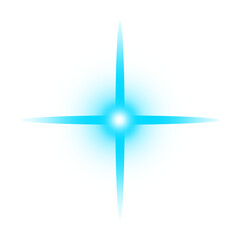 Obraz premium Glowing Blue Stars