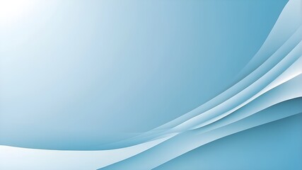 Obraz premium clean, abstract light blue background in the minimalist style. The image is ideal for adding text or other design components because it has a lot of copy space.