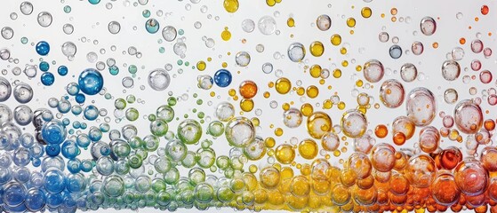 Detailed study of pigment dispersion in a binder medium for paint