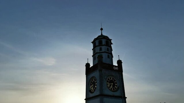 Ravensburg, Deutschland: Der Blaserturm liegt im Zentrum der Altstadt