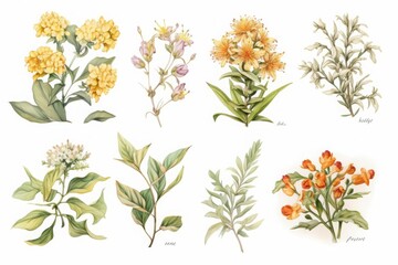 ancient herbal medicine texts and plant samples