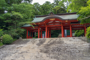 千葉 香取神宮の総門風景