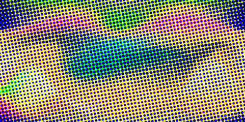 Abstract halftone and dots background pop art template and texture illustration with colorful seamless pattern, modern creative illustration background with texture and pattern in multicolor gradient.