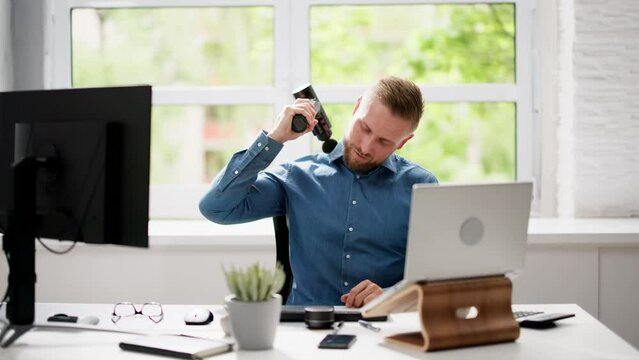 Man Using Muscle Hook