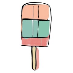 Colorful Popsicle