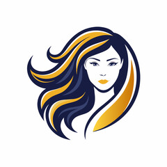 hair-pretty-woman--logo-style--minimalistic