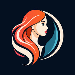 hair-pretty-woman--logo-style--minimalistic