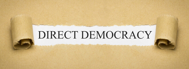 Direct Democracy - obrazy, fototapety, plakaty