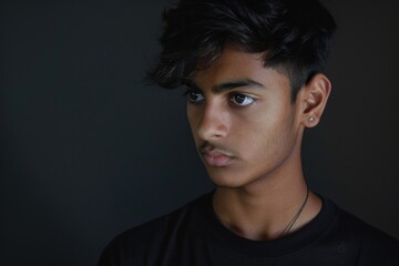 Fototapeta premium The Art of Capturing a Moment. Fictional Character Created By Generative AI. 