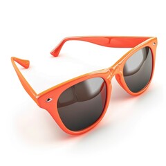 Sunglasses Isolated on White Background, Summertime.