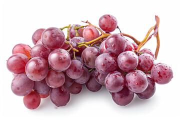 Fototapeta premium a bunch of grapes are on a white surface