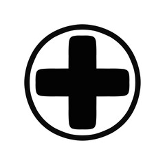 plus Cross Cure Health Medical Vector