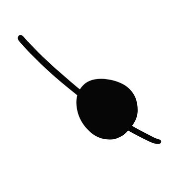 Pirate Eye Patch Or Blindfold Illustration Captain