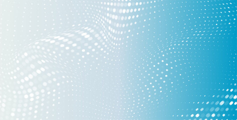 Serene Blue Halftone Web Background   
