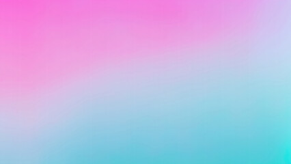 Blurred color gradient Cyan, pink and blue grainy color gradient background
