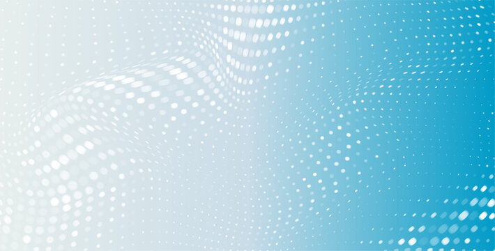 Serene Blue Halftone Web Background   