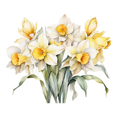 Fototapeta premium Watercolor Floral Flower Design, Watercolor Flower Arrangements Floral, Watercolor Flower Design, Flower Sublimation Floral Clipart, Clipart, Wedding Decoration