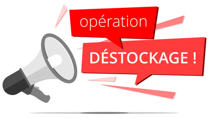 Mégaphone 3 Soldes - opération DÉSTOCKAGE !
