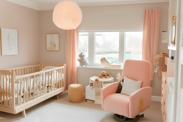 baby bedroom with crib