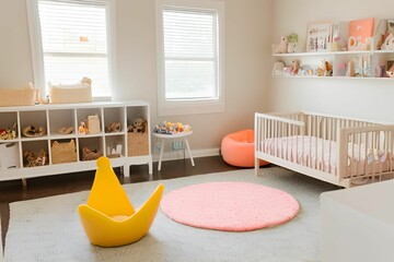 baby room with bed