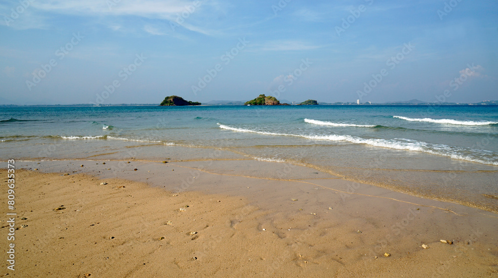 Wall mural scenic beach at koh thalu island