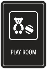 Play room sign