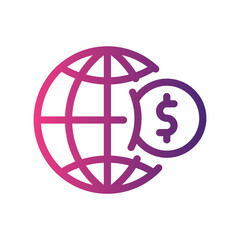 investment gradient icon