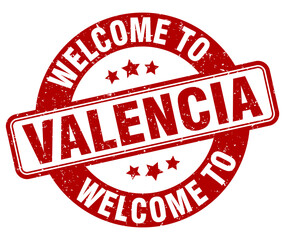 Welcome to Valencia stamp. Valencia round sign