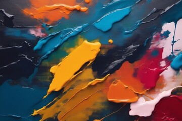 Chroma Cascade: Colorful Abstract Watercolor Cascade