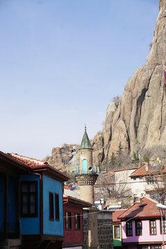 4 February 2024 Afyonkarahisar Turkey. Mevlevi logde mosque and museum in Afyonkarahisar Turkey