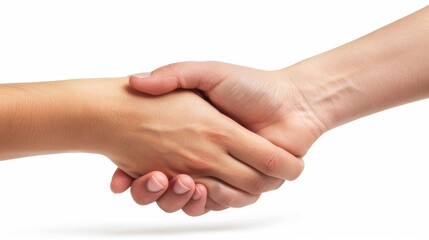 Isolated image of a helping hand