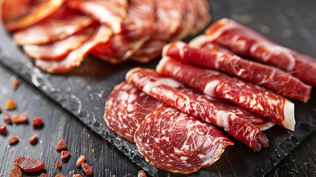 Delicious Iberian cured meat of exceptional caliber.
