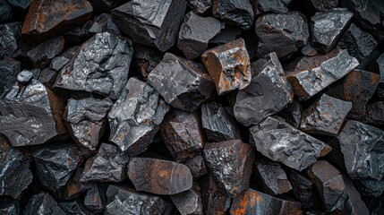 A pile of coal is shown in this image.