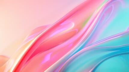 A bold and energetic gradient featuring neon colors like pink, blue, and green, reminiscent of a retro 80s aesthetic.