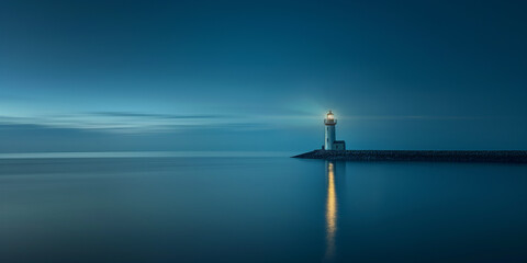 lighthouse at night © Heeyeon Park