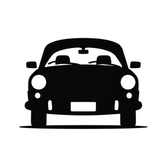 car icon isolate on a white background, vector illustration