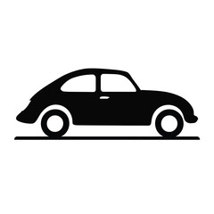 car icon isolate on a white background, vector illustration