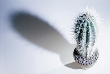 Cactus Cenital View and its Shadow