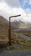 Snow capped mountains in the Connemara, Ireland
