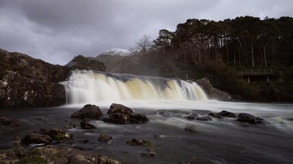 Aasleagh Falls, Connemara National Park, Ireland
