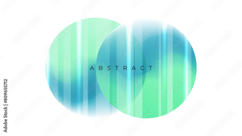 Aufkleber abstract defocused spheres. color gradients. blurred color round shapes for creative graphic design.