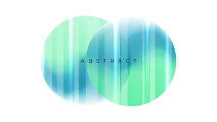 Abstract defocused spheres. Color gradients. Blurred color round shapes for creative graphic design. Vector illustration.	