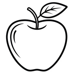 APPLE LINE ART DESIGN ,GRAPHIC RESOURCE