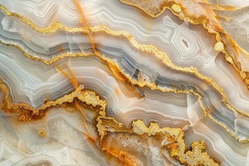 Abstract marble marbled ink painted painting texture luxury background banner - Black gray swirls gold painted splashes. Beautiful simple AI generated image in 4K, unique.