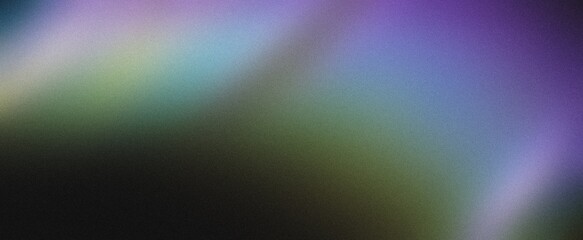 Pastel color gradient background, purple pink turquoise yellow blurred color gradients wide banner design, grainy texture