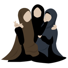Muslim women best friend 