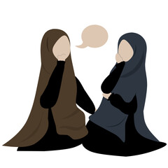Muslim women best friend 