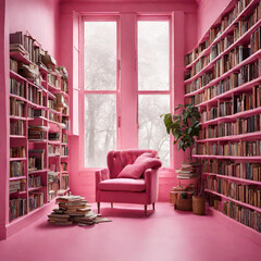 Biblioth&egrave;que rose Instagram